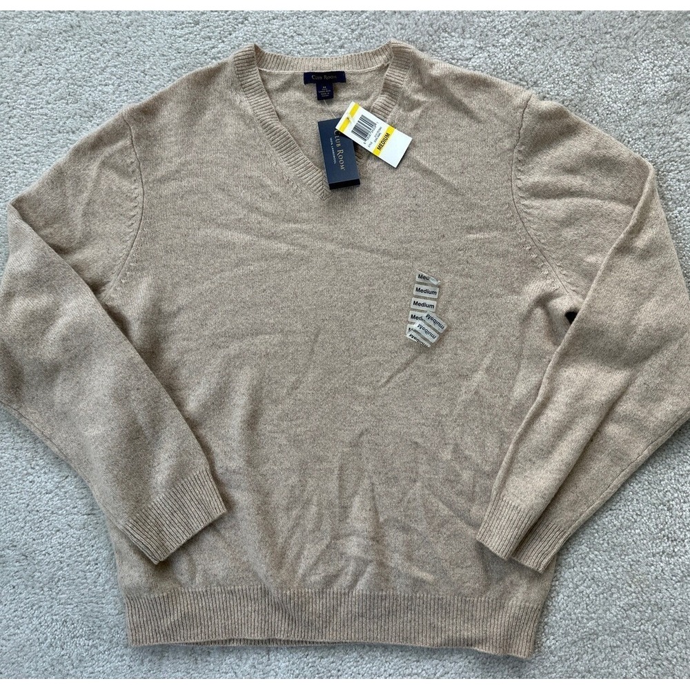 NWT Club Room 100 Lambs wool Sweater Size M Women